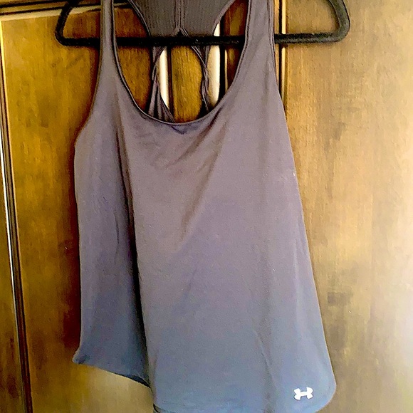 Under Armour racerback tank, like new, moisture wicking - Picture 3 of 6